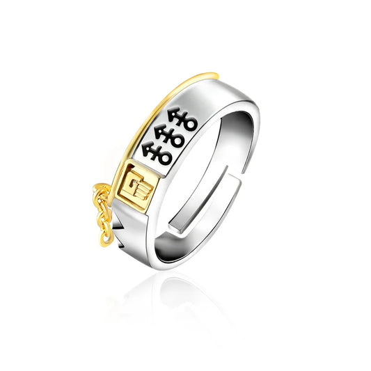 Jojo's Bizarre Adventure Jotaru Kujo Adjustable Metal Alloy Ring
