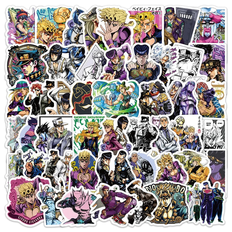 Jojos Bizarre Adventures Die Cut Stickers