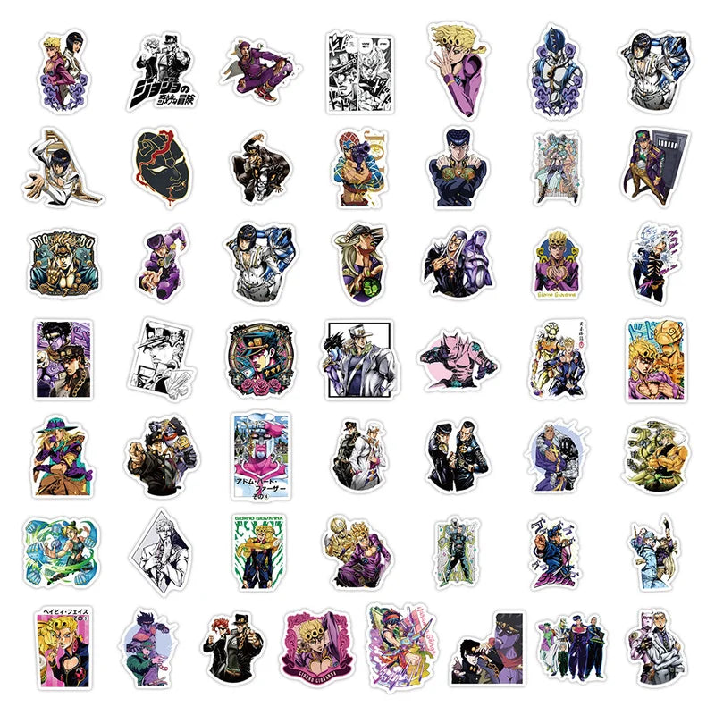 Jojos Bizarre Adventures Die Cut Stickers