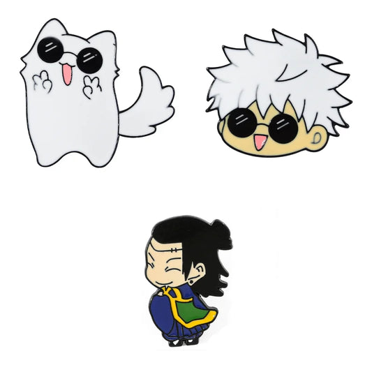 jujutsu kaisen enamel pins