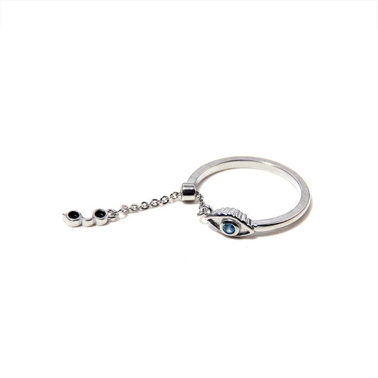 Gojo Satoru Jujutsu Kaisen Adjustable Metal Alloy Ring