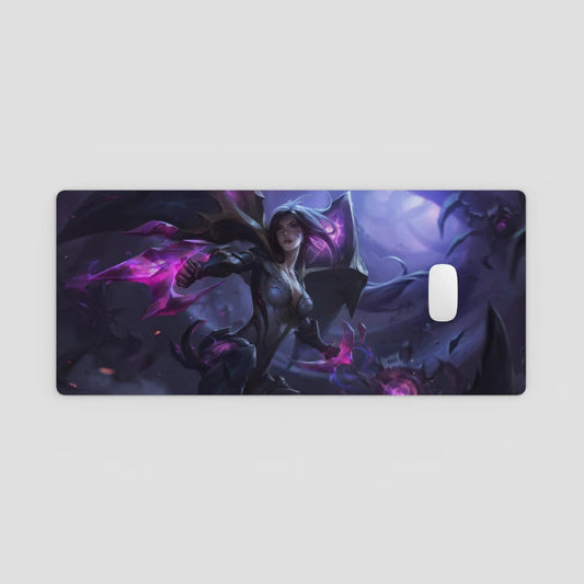 Phone case with a fantasy character design on a light gray background