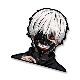 Lenticular Sticker - Kaneki Ken 3D Motion Sticker