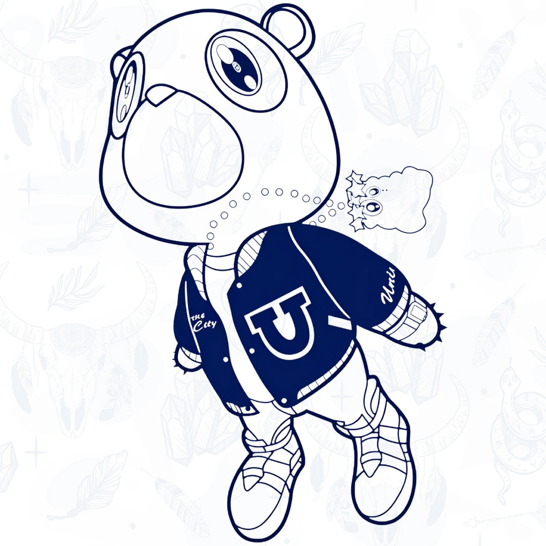 kanye bear temporary tattoo from inkbee store lebanon