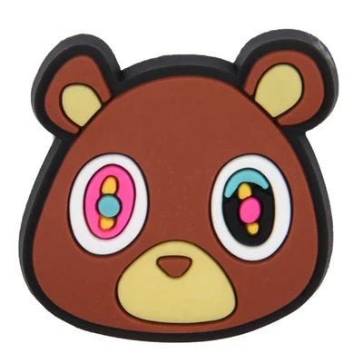 Celebrities Graduation Bear Kanye West Travis Scott XXXTentacion Drake Tupac The Weeknd Billie Eilish Tailor Swift Hatsune Miku Harry Styles Bad Bunny Croc Charm for Crocs | Jibbitz
