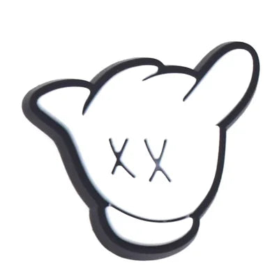 KAWS Hand with X X Croc Pin