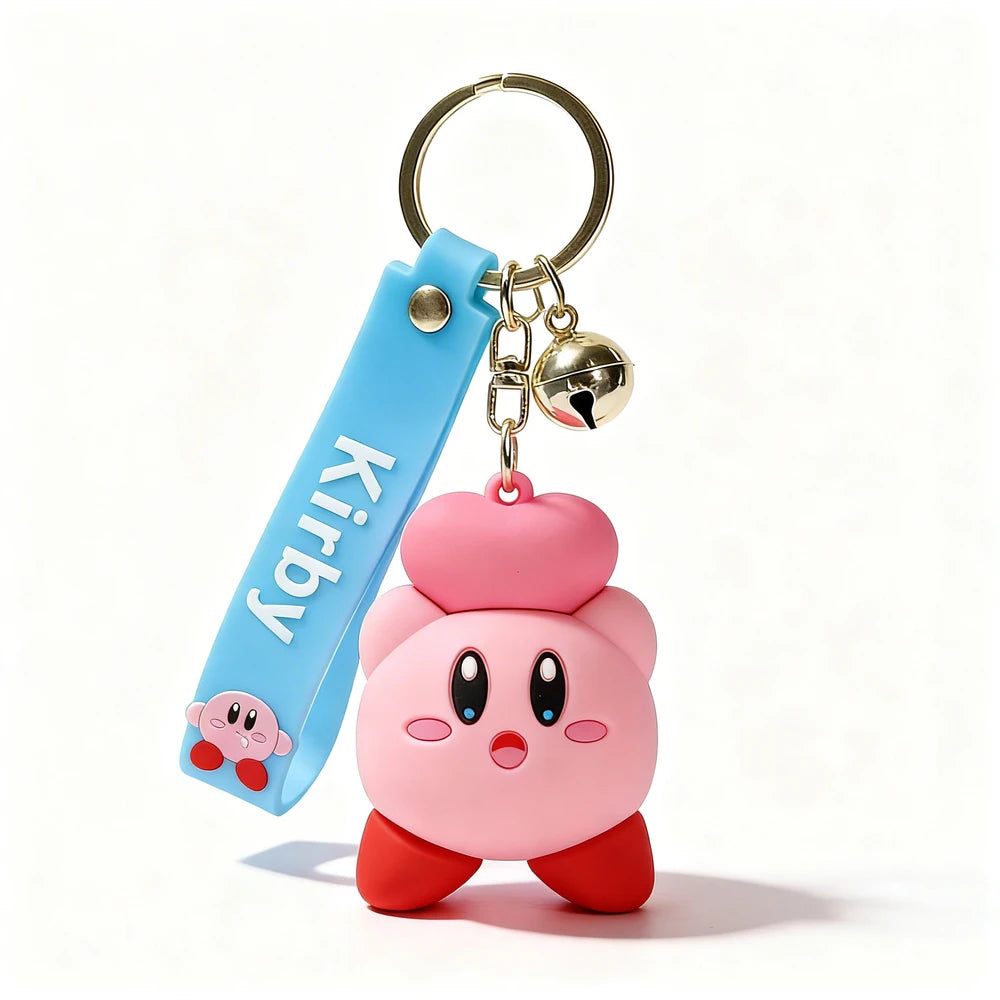Kirby 3D PVC Keychain