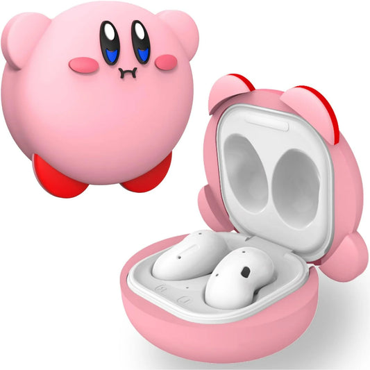 Kirby Case for Galaxy Buds Live, Buds 2, Buds Pro, Buds 2 Pro, and Buds FE