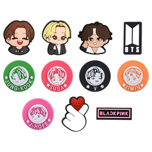 KPOP BTS and Blackpinkg Croc Charms for Crocs | Jibbitz