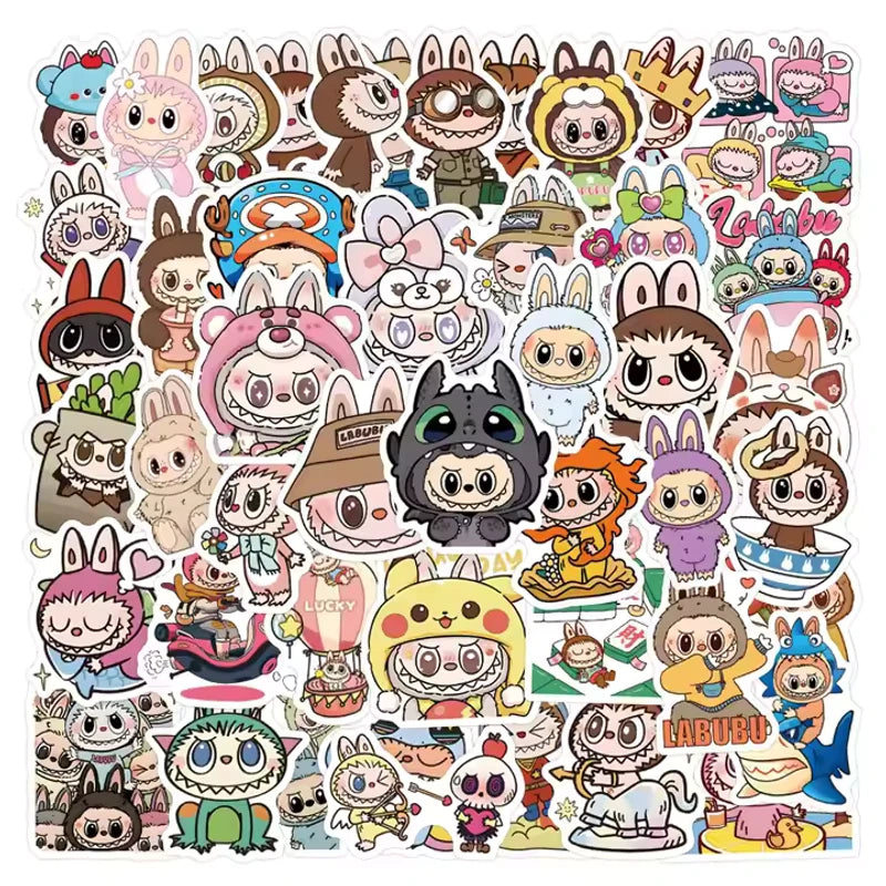 Labubu Sticker Set 60pcs – Inkbee Store