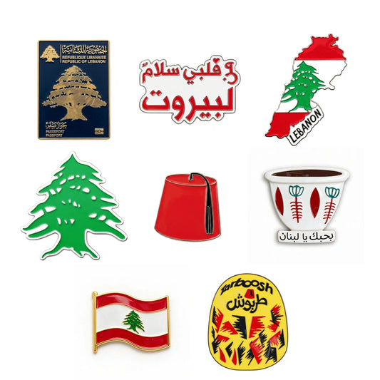 lebanese themed phone stickers