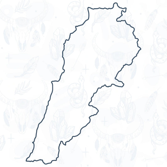 lebanon map semi permanent tattoo from inkbee store lebanon