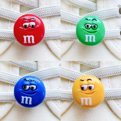 m and m shoelace Charm