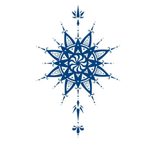 Mandala Henna Style Semi-Permanent Jagua Tattoo