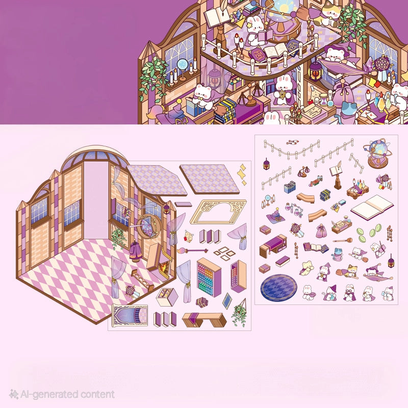 magic room diy pet sticker set