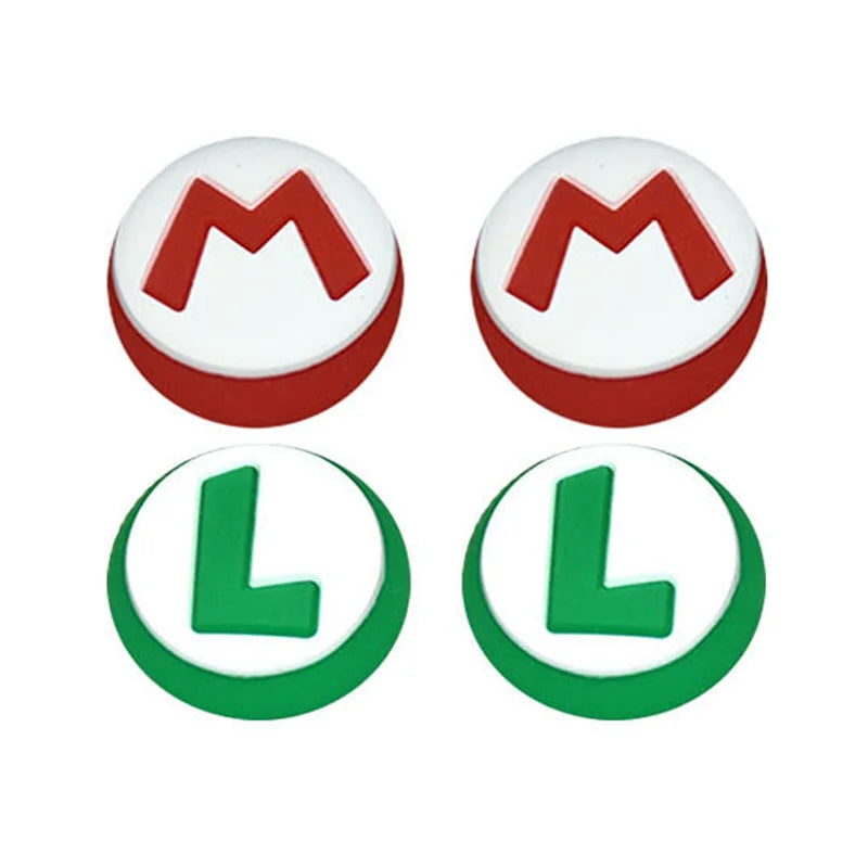 Two pairs of buttons with 'M' and 'L' symbols on a white background