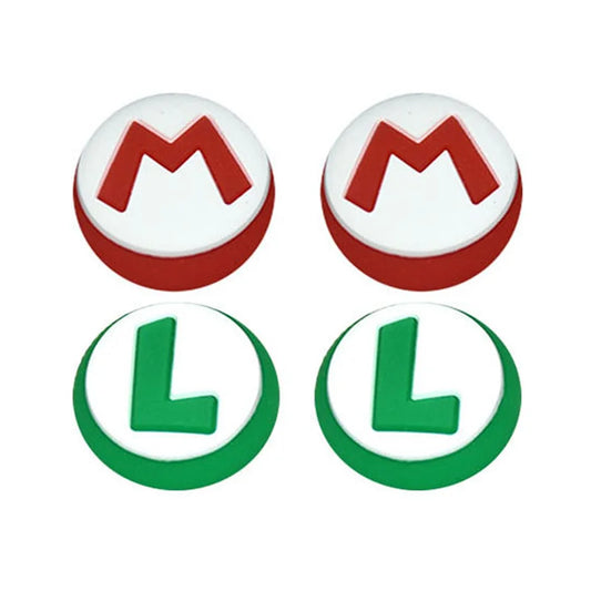 Two pairs of buttons with 'M' and 'L' symbols on a white background