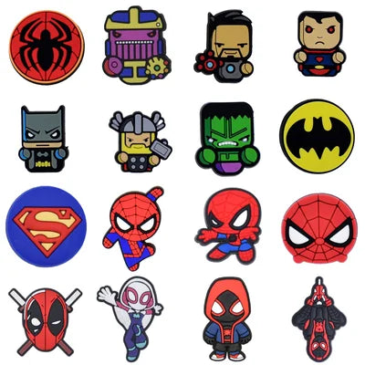 Marvel and DC Superheroes Croc Charms