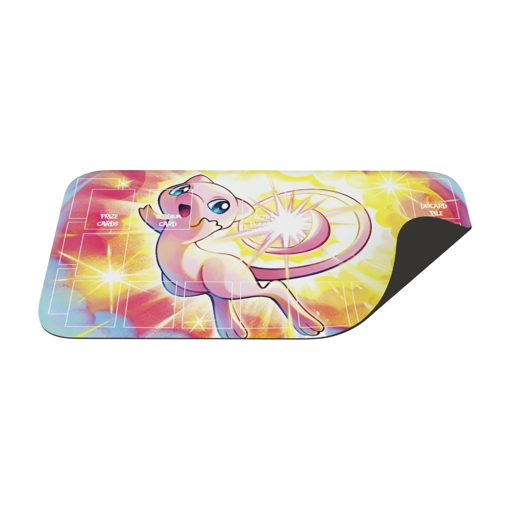 Colorful mouse pad with a cartoon character on a white background