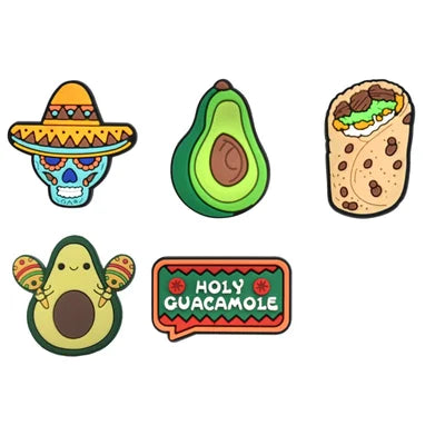 Mexican Themed Croc Pin Collection