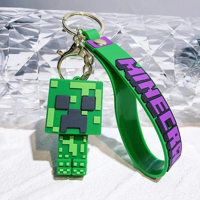 Creeper Minecraft Keychain
