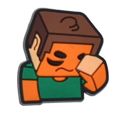 Minecraft Steve Facepalm Croc Charm for Crocs | Jibbitz