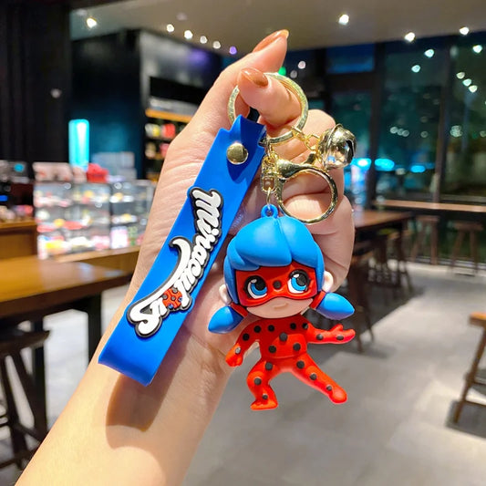 Miraculous Ladybug 3D PVC Soft Keychain