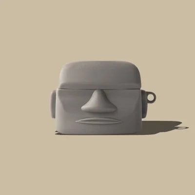 Moai Stone Case for Apple Airpods 4th Generation