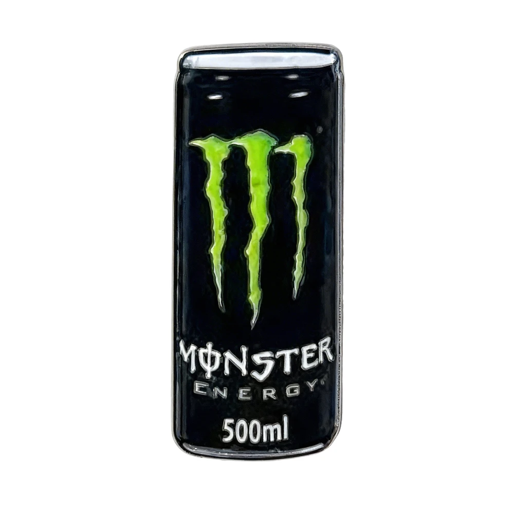 Monster Energy drink can on a white background