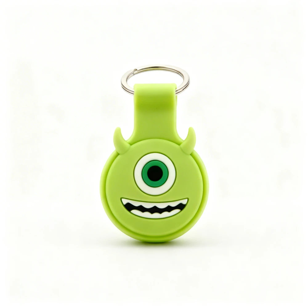 Mike Wazowski Apple AirTag Case | Carabiner Included