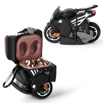 Motorcycle Cover for Galaxy Buds Live and Galaxy Buds 2 and Galaxy Buds 2 Pro and Galaxy Buds FE and Galaxy Buds Pro