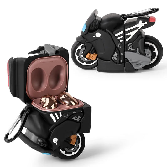 Motorcycle Cover for Galaxy Buds Live and Galaxy Buds 2 and Galaxy Buds 2 Pro and Galaxy Buds FE and Galaxy Buds Pro