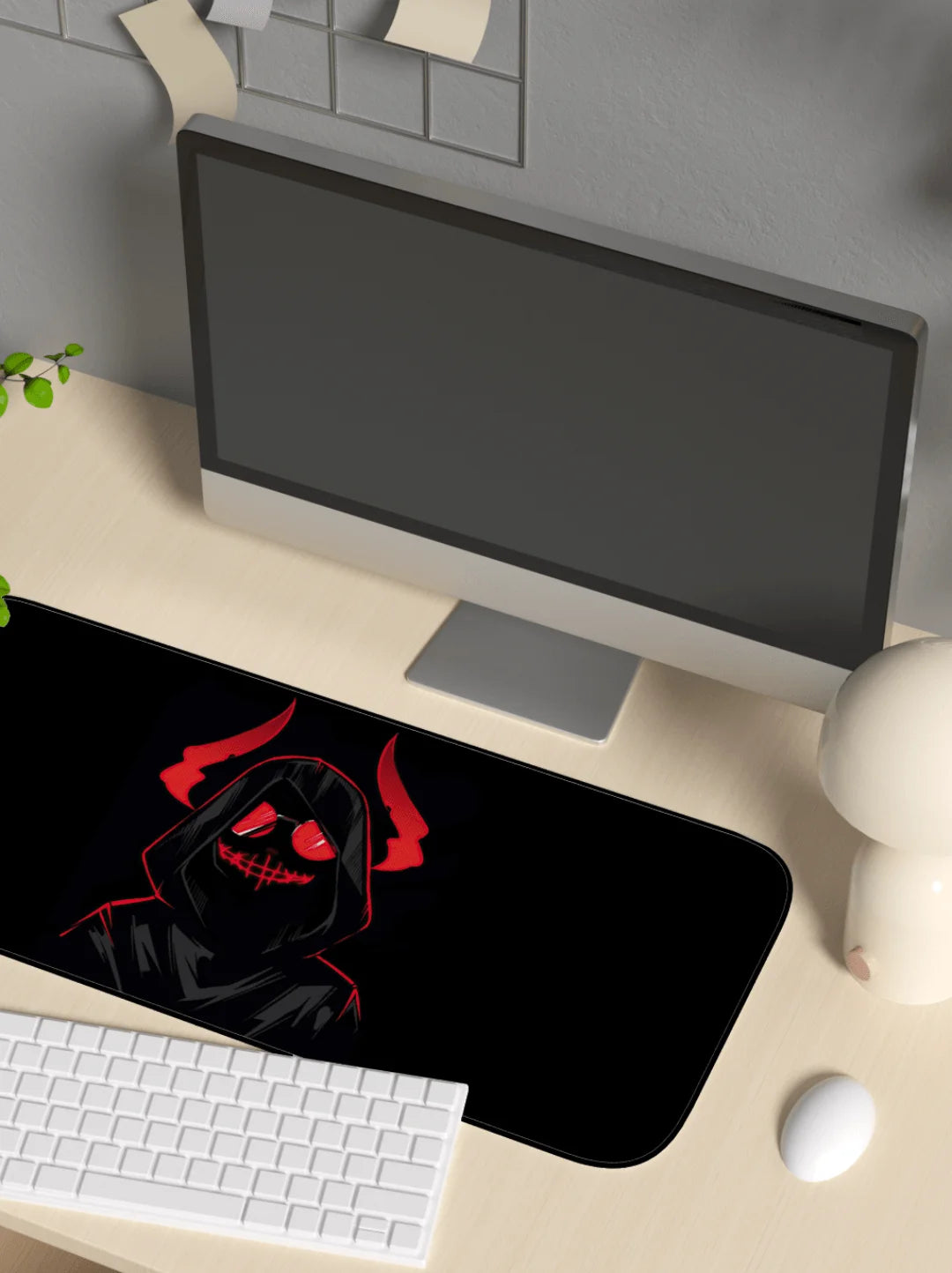 Cool Grim Reaper Gaming Mousepad Size 70 by 30 cm