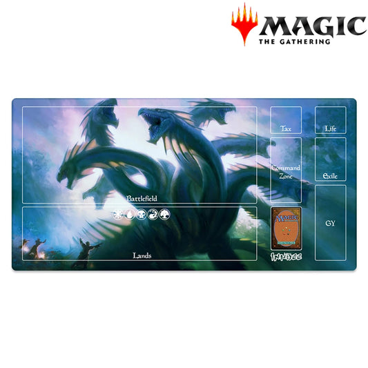 hydra magic the gathering playmat with guide layout from Inkbee Store Lebanon