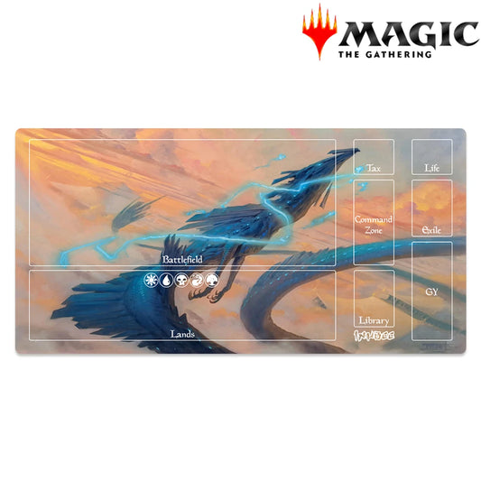 kairi, the swirling sky playmat with layout for magic the gathering from Inkbee Store Lebanon