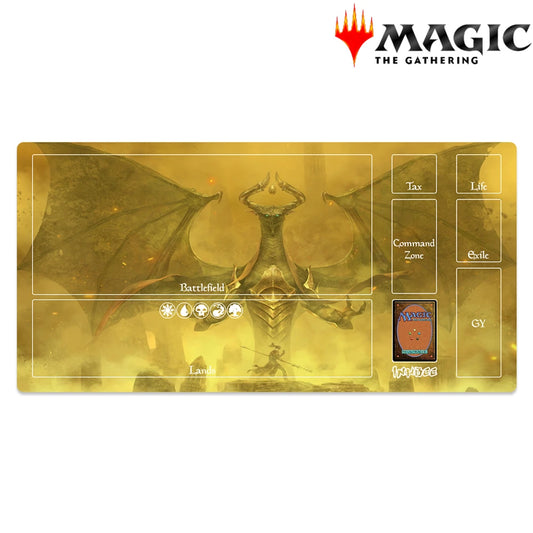 Nicol Bolas Magic The Gathering Playmat with Layout from Inkbee Store Lebanon
