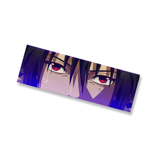 Lenticular Sticker - Naruto and Sasuke 3D Motion Sticker