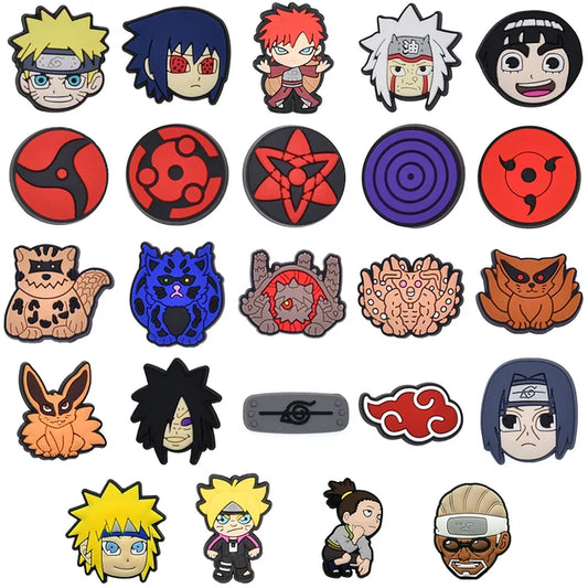 naruto croc charms collection for crocs | Jibbitz
