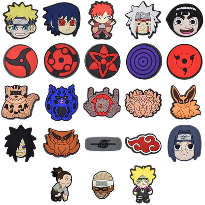 Naruto Croc Charms