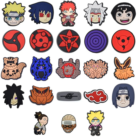 Naruto Croc Charms