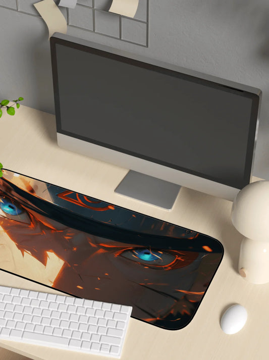Naruto Uzumaki Eyes Gaming Mousepad Size 70 by 30 cm