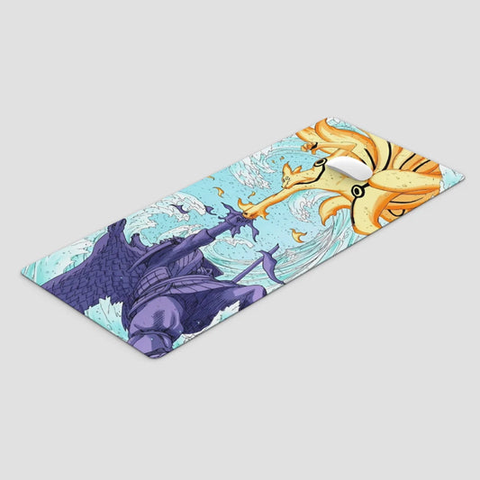 Phone case with cartoon characters on a light gray background