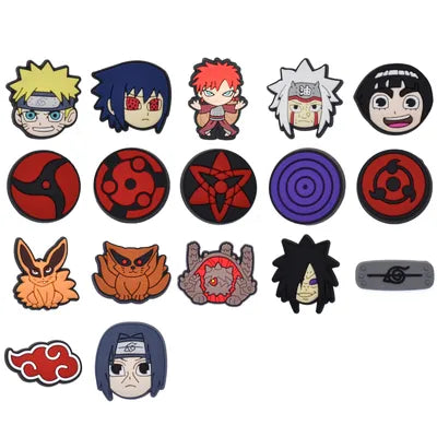 Naruto Croc Charms