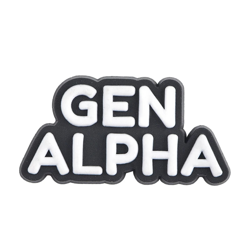 GEN ALPHA logo with white text on a black background