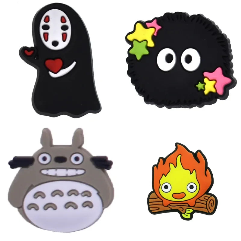 ghibli studio characters croc charms for crocs | jibbitz