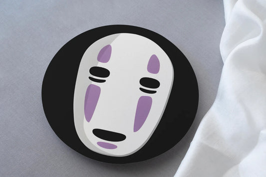 No Face Ghibli Studio MDF Coaster Kitchenware