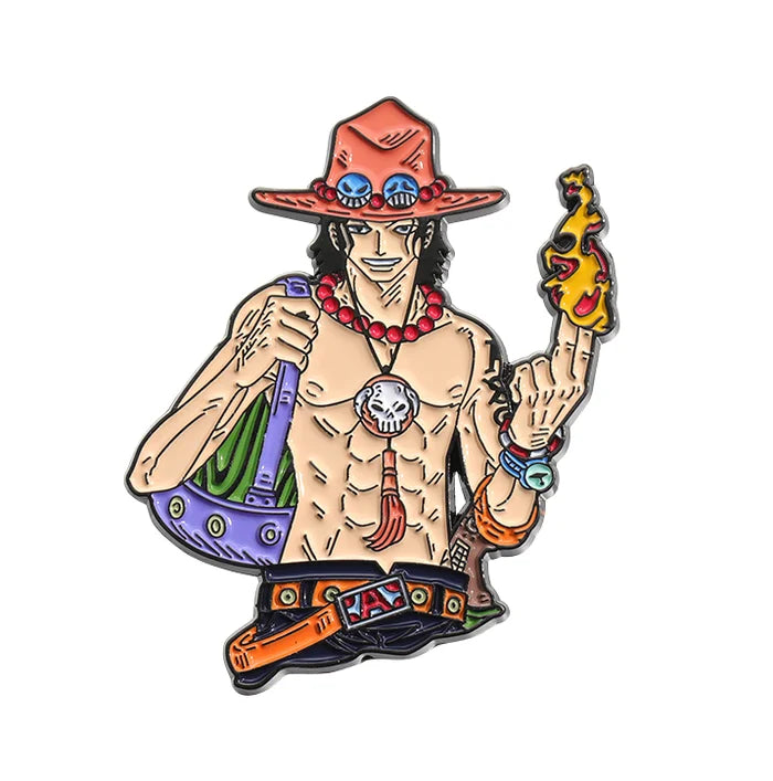 One Piece Enamel Pins
