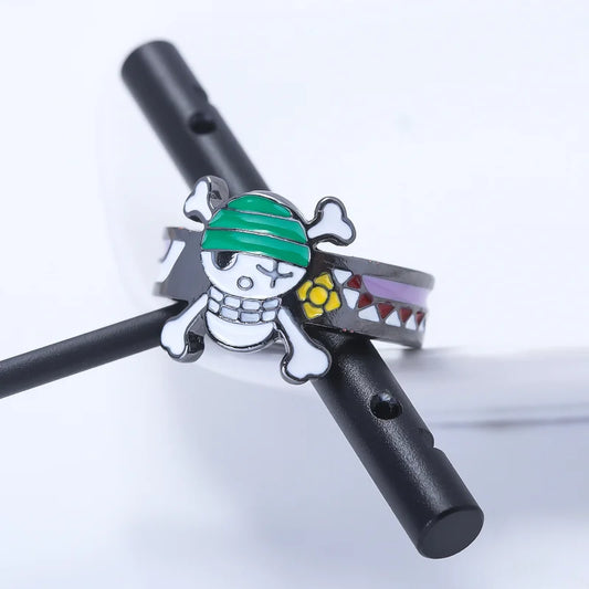 One Piece Roronoa Zoro Adjustable Metal Alloy Ring