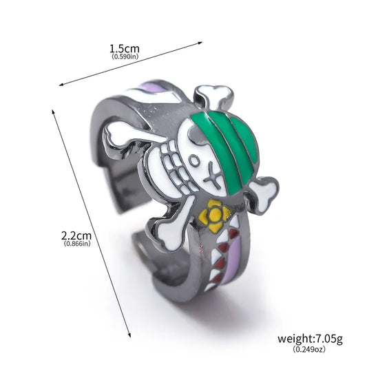 One Piece Roronoa Zoro Adjustable Metal Alloy Ring