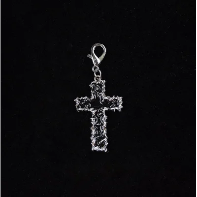 Ornate Cross Shoelace Charm